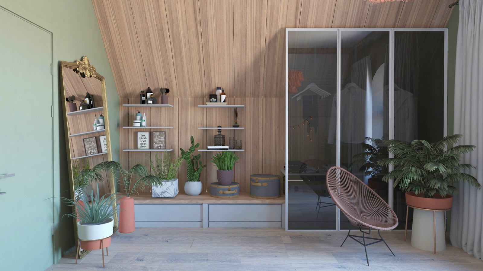 Комната для юной девушки в загородном доме