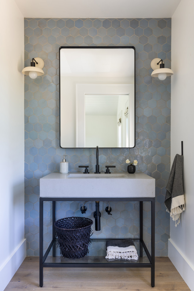 Sonoma Modern Haven II Beach Style Bathroom Other by Regan