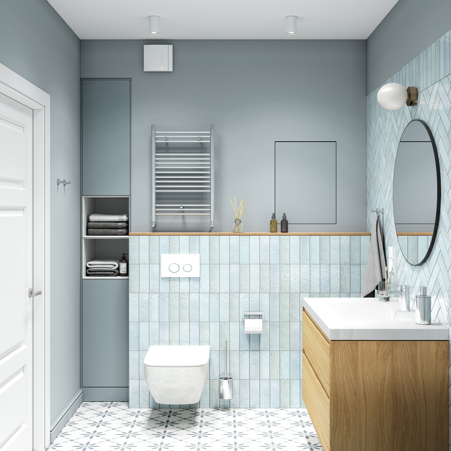 Трехкомнатная квартира для молодой семейной пары