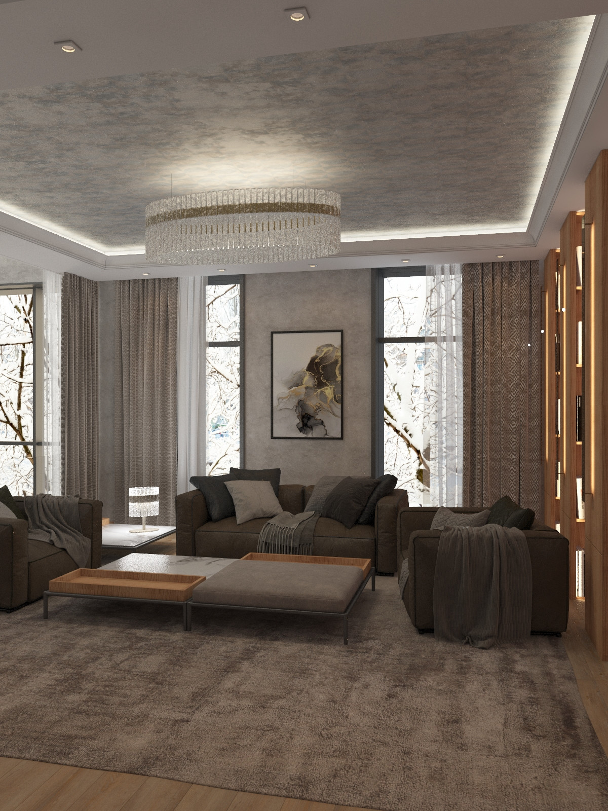 Интерьеры дома в пос.Ренессанс