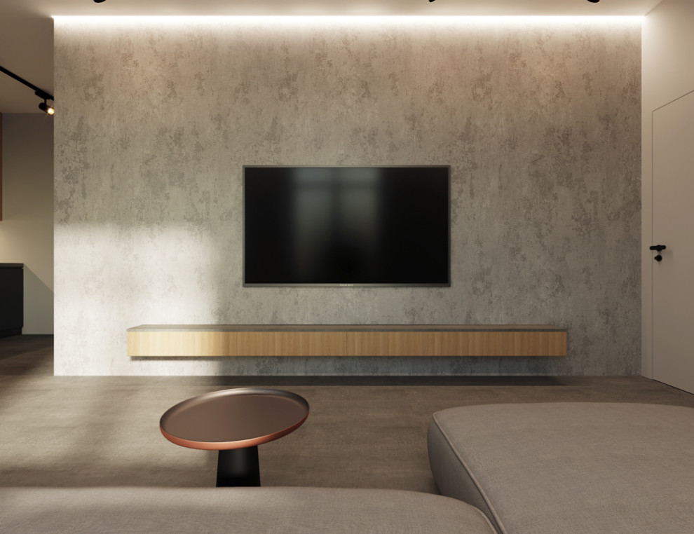 Интерьер в современном стиле в ЖК БИГ ТАЙМ