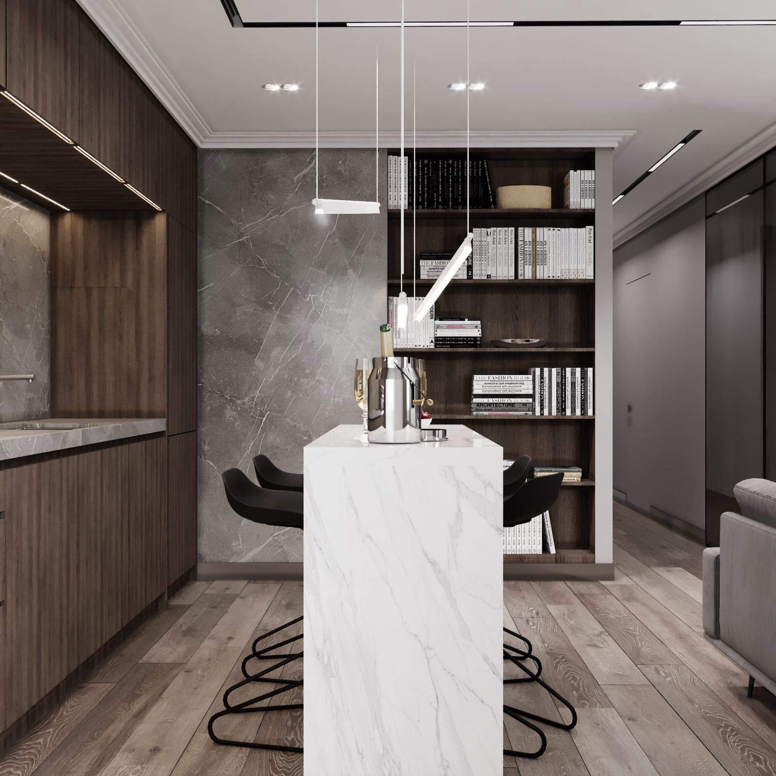 Дизайн интерьера квартиры 53 кв.м. в Замелекесье