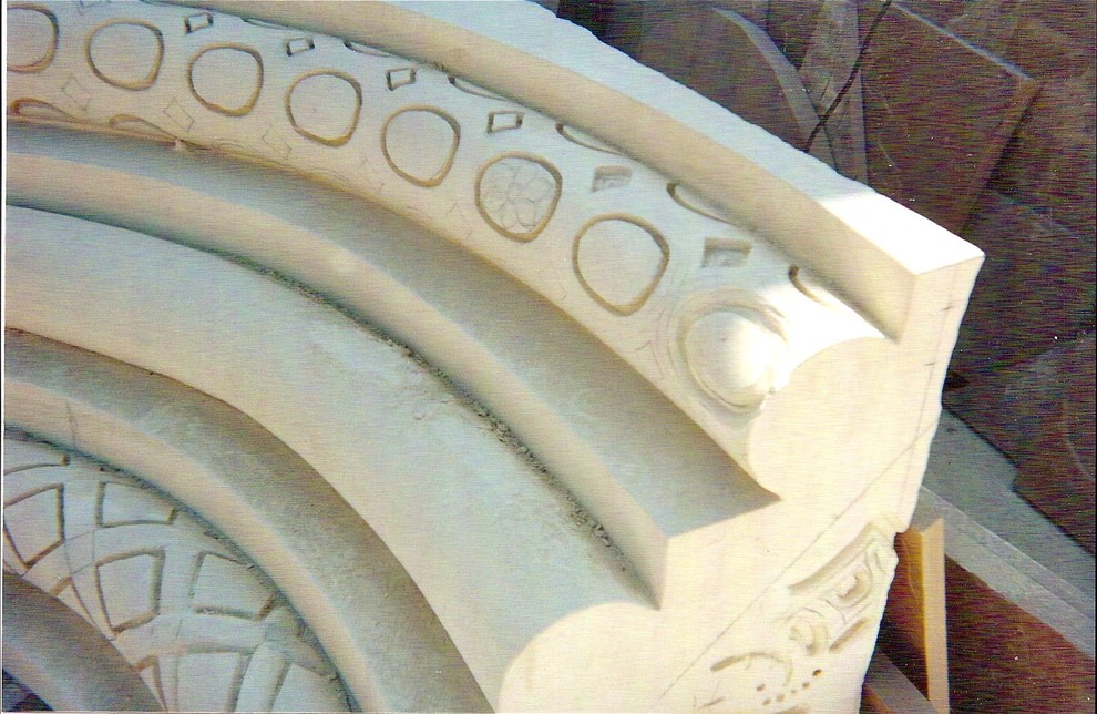 Stone Carving Detail - Kaua'i