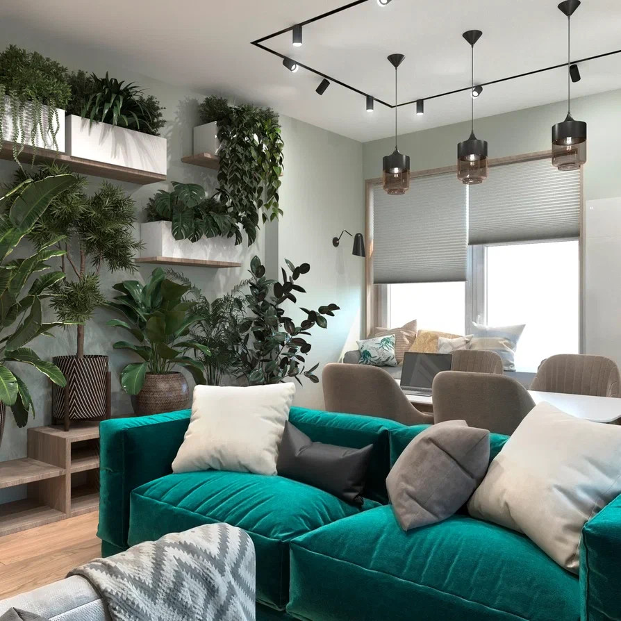 Квартира в современном стиле для семьи с ребенком