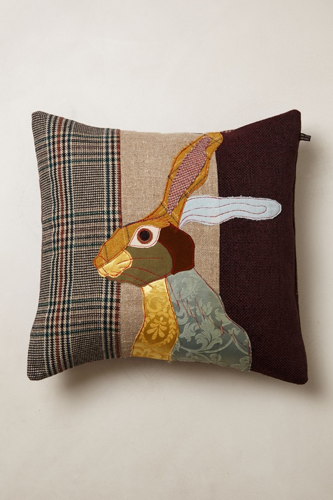 Patchwork Forest Creature Pillow