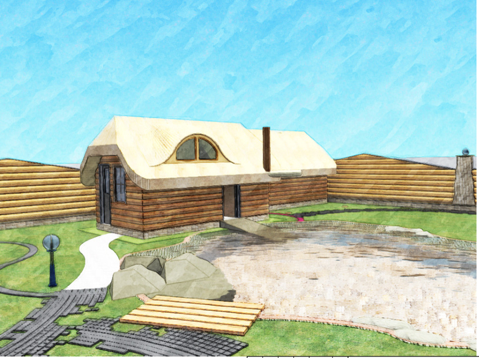 3D  проект благоустройства и озеленения