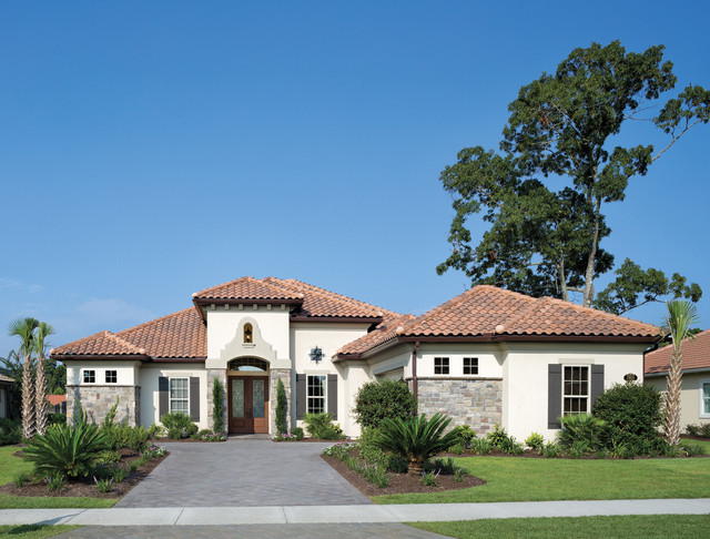 Coquina Mediterranean Exterior Tampa By Arthur Rutenberg Homes