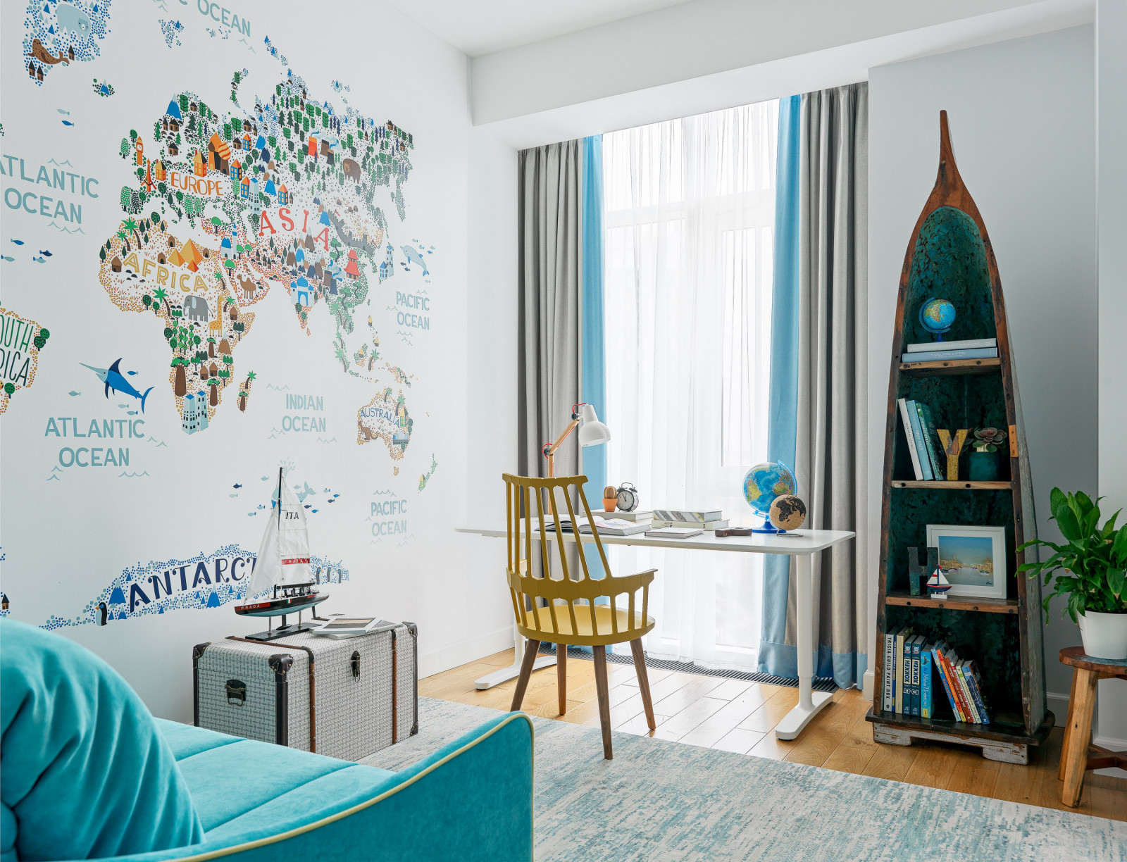 Яркая квартира для путешественников