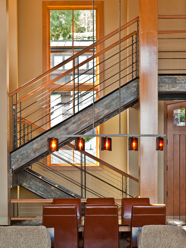 Photo of a contemporary staircase in San Francisco.
