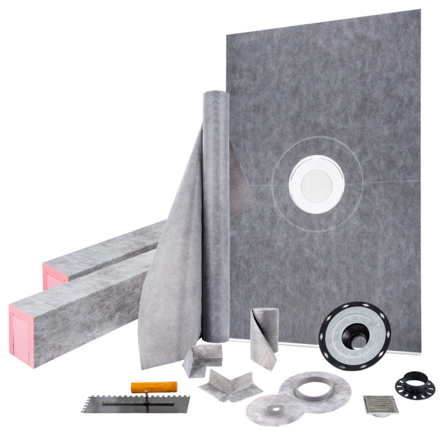 VEVOR Shower Curb Kit Watertight Shower Pan Contemporary Shower