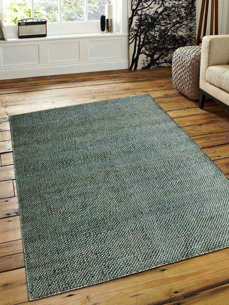 Rugsotic Carpets Hand Woven Jute 3'x5' EcoFriendly Area Rug, Solid