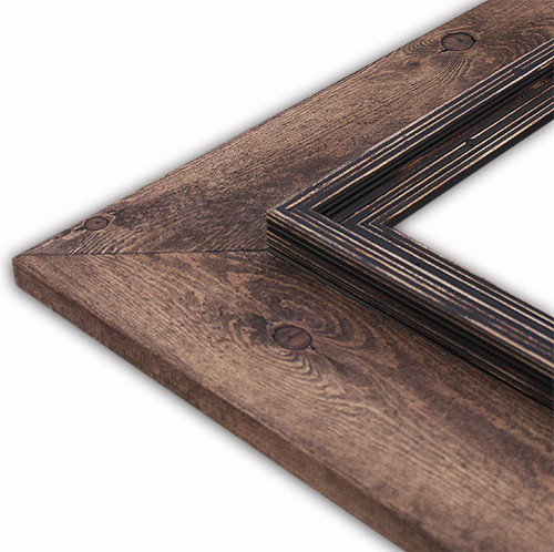 Cheyenne Black Picture Frame, Solid Wood, 8"x10"