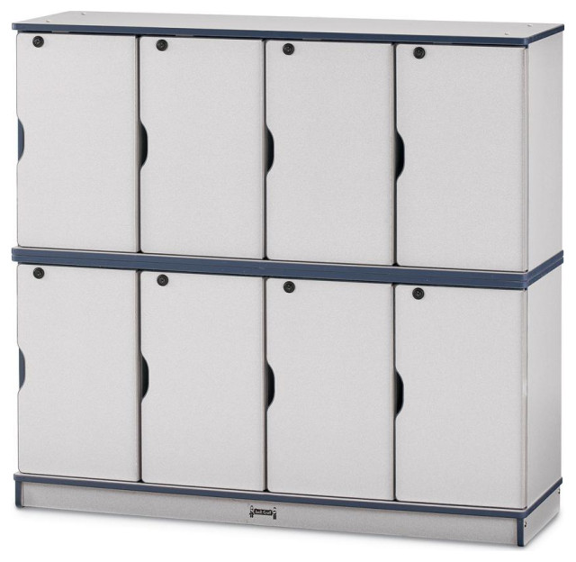Stacking Lockable Lockers Contemporary Toy Organizers by Kolibri