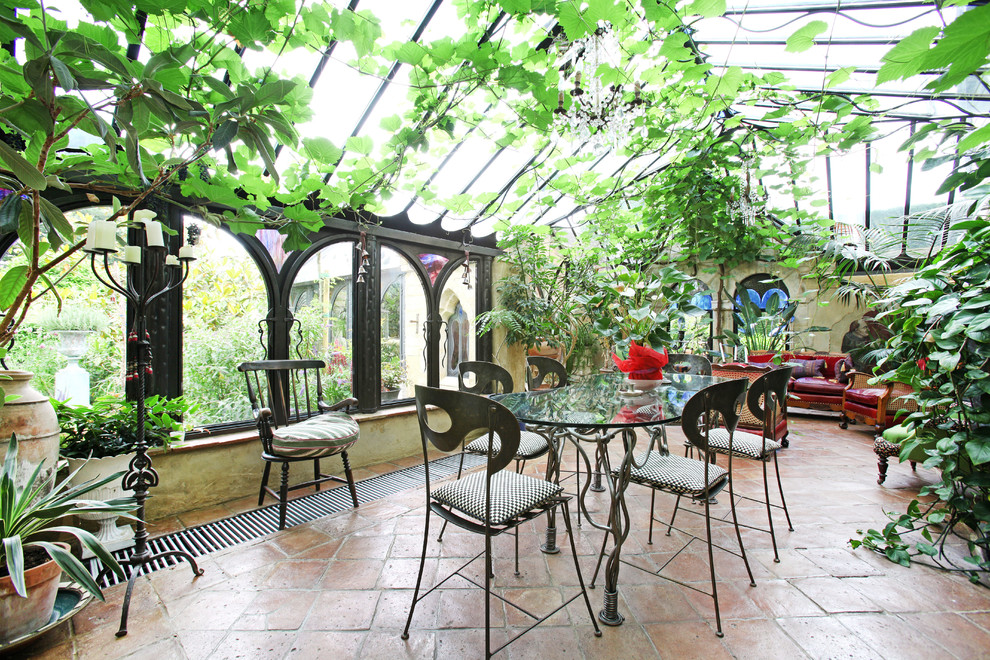 Inspiration for an eclectic sunroom in Berkshire.