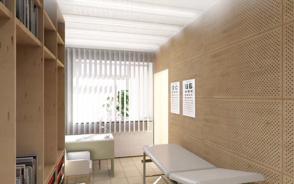 Интерьеры типовых этажей Институт мозга человека им. Н.П. Бехтеревой РАН