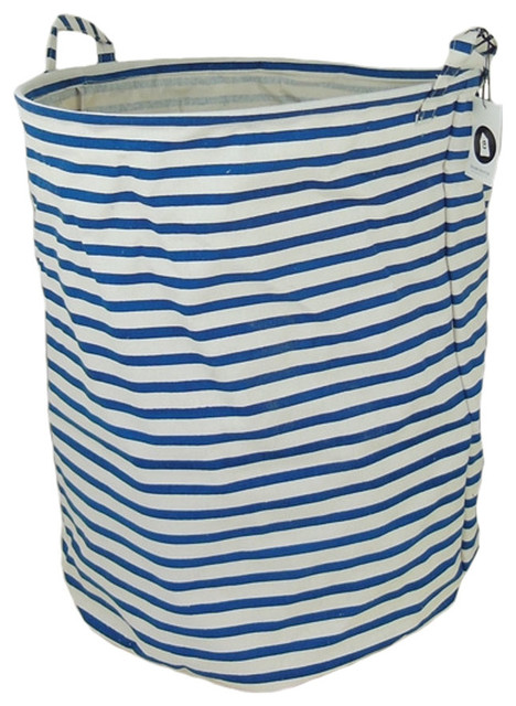 Household Large Foldable Storage Basket Bag Organizer Laundry Household Large Foldable Storage Basket Bag Organizer Laundry Hamper Blue Contemporary Hampers By Blancho Bedding