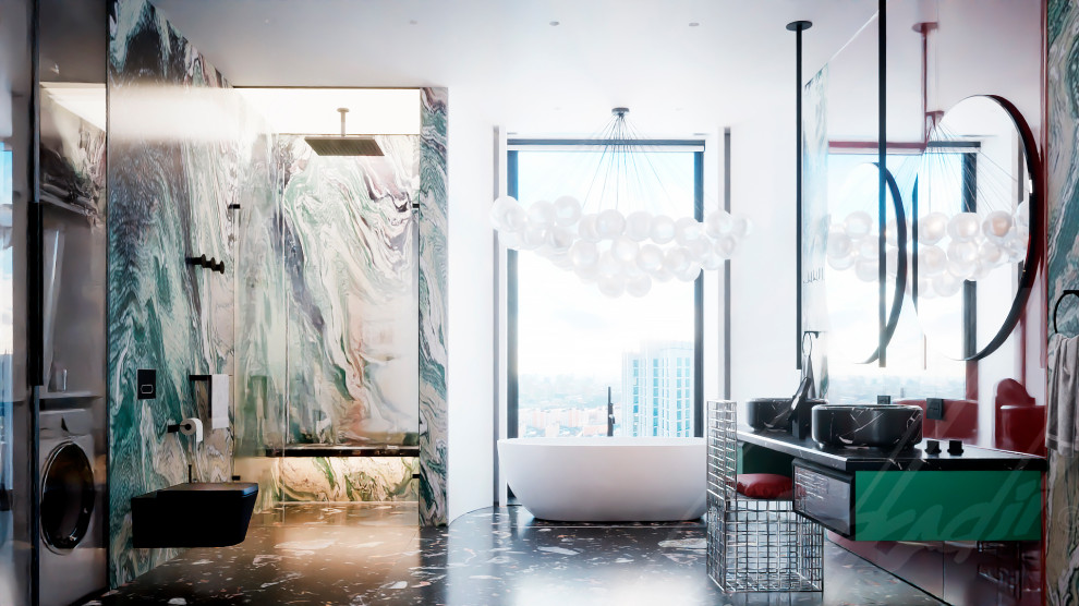 Interior design of Apartment 252 (master bath) by Arkadii Olshevksyi