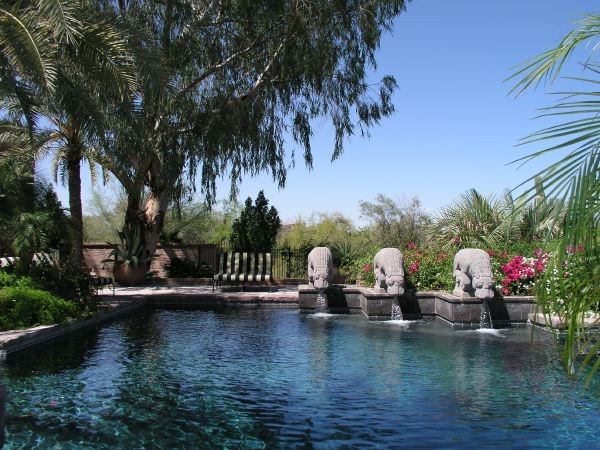 Asian pool in Phoenix.