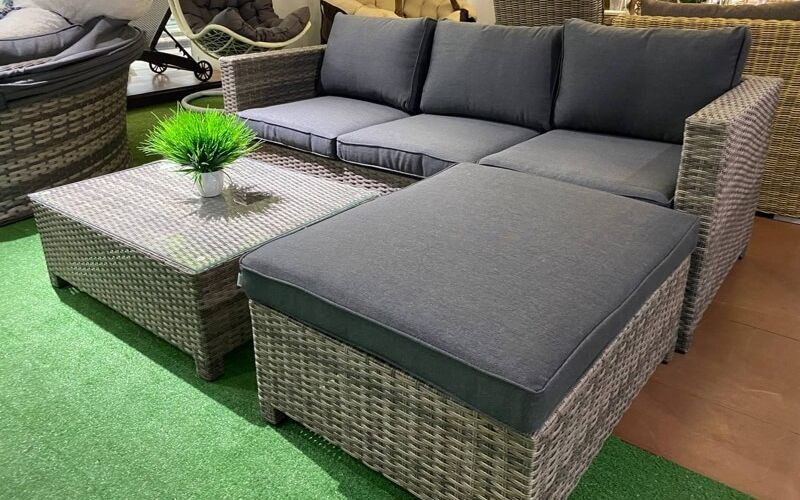 VICKY угловая из искусственного ротанга