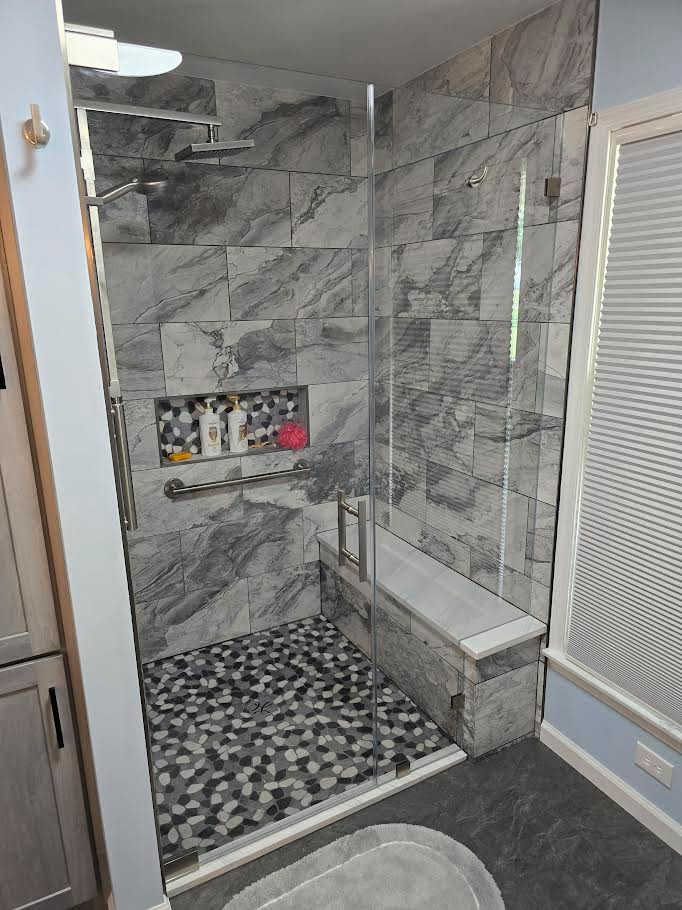 Bathroom Remodel with Tile Shower