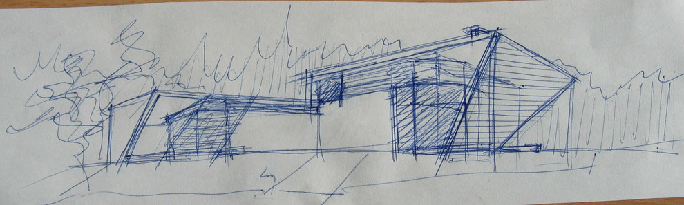 Размышление с карандашом - наброски, малоэтажные частные дома и таунхаусы