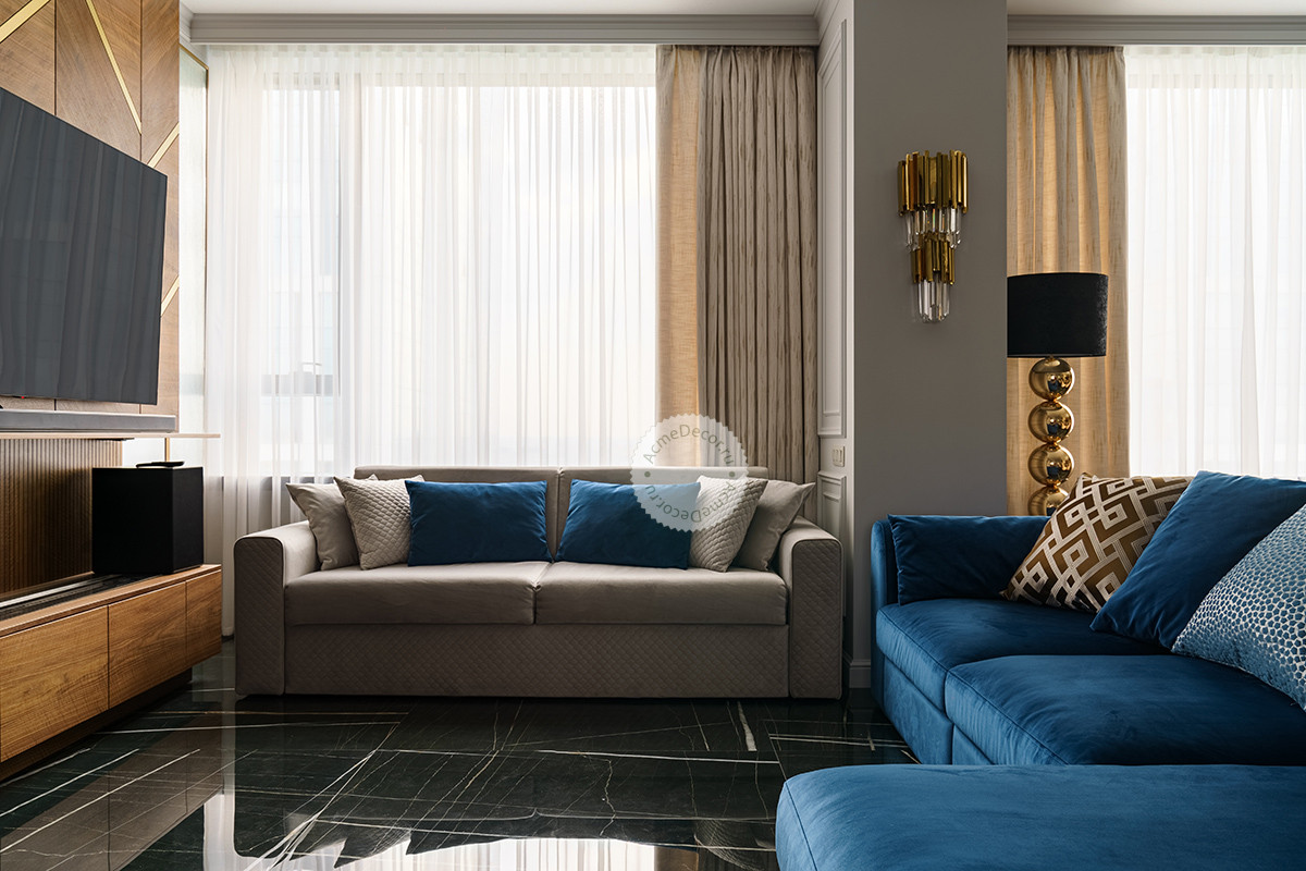 Квартира на Мичуринском проспекте (ЖК "Небо")