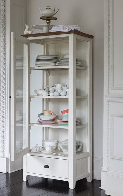 Painted Kitchen Dresser Display eclectic-kitchen