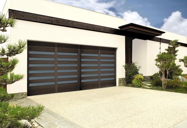 Wood Garage Doors Minimalistisch Garage Dallas Von