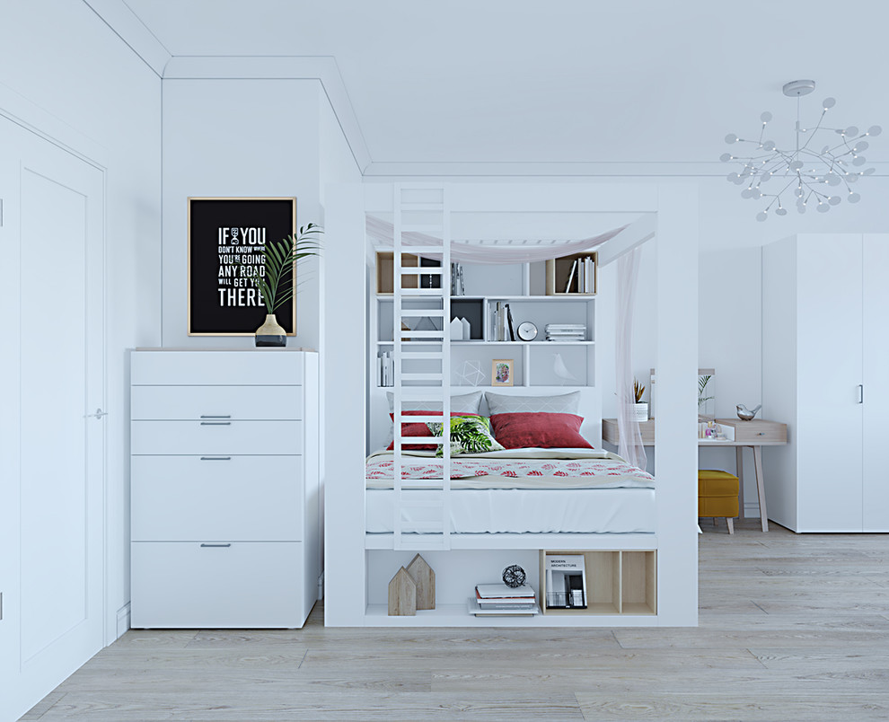 Дизайн интерьера комнаты в скандинавском стиле