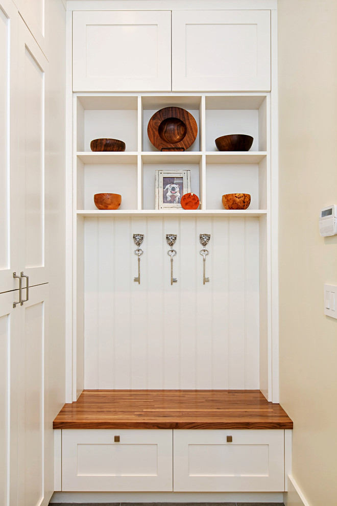 Design ideas for a country laundry room in San Diego.