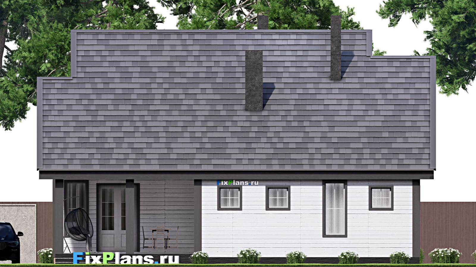 Проект одноэтажного дома 16х13м S145м2 F-16424