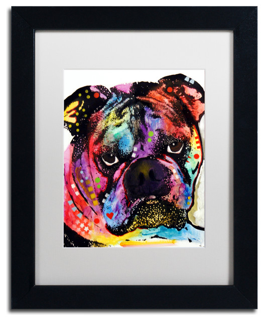 Dean Russo Bulldog Framed Art Traditional Prints And Posters Dean Russo Bulldog Framed Art Traditional Prints And Posters By Trademark Global