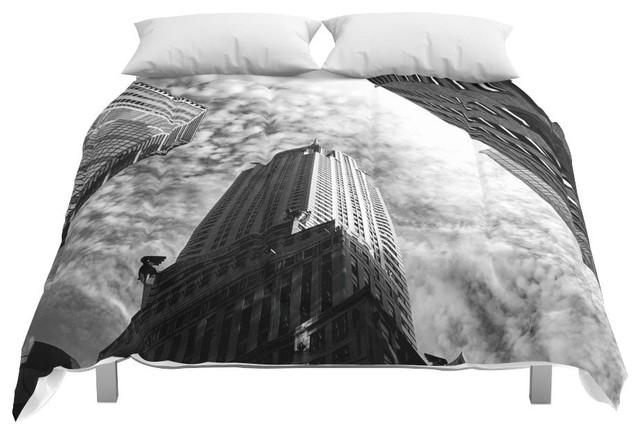 Society6 Metropolis New York City Comforter Contemporary