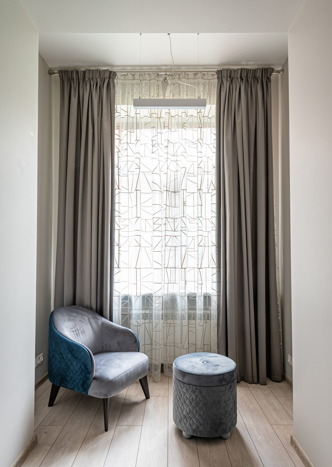 Шторы на заказ в таунхасе Москвы