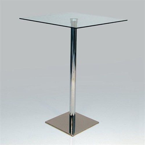Mobital Furniture - Rush Square Bar Table - DTB-RUSH-GLAS-CLEAR