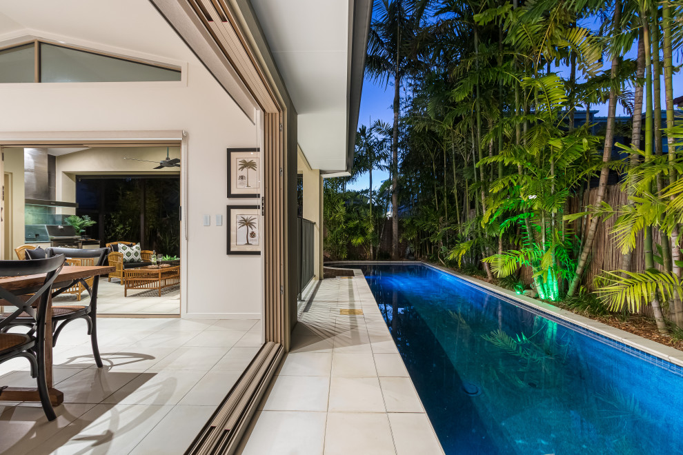 Tropical pool in Brisbane.