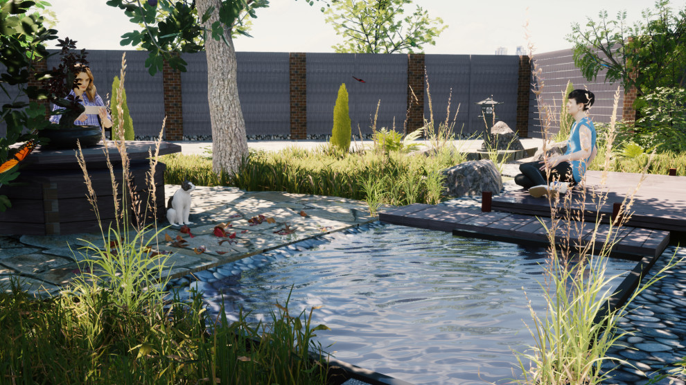 Благоустройство дачного участка. Сад в японском стиле