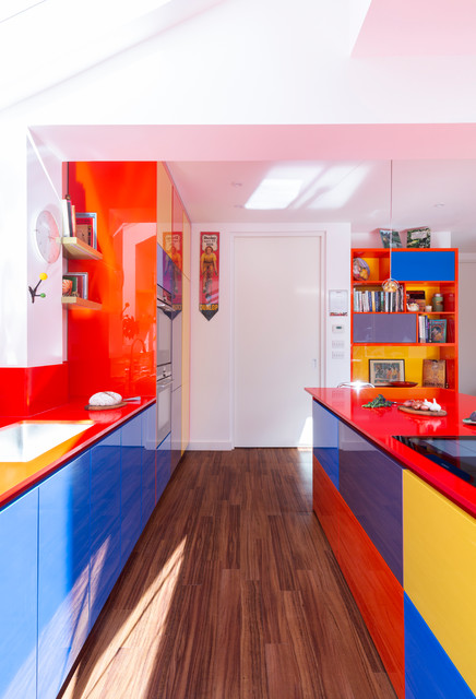 Rainbow Modern Kitchen contemporary-koek