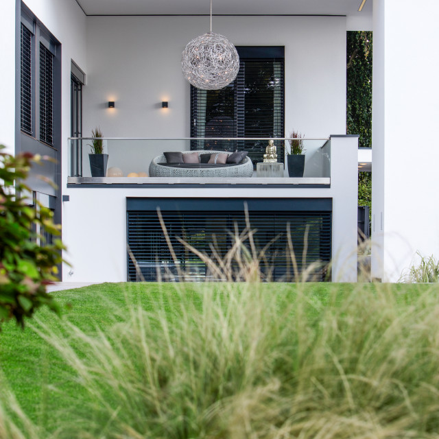 Einfamilienhaus in NRW modern-veranda