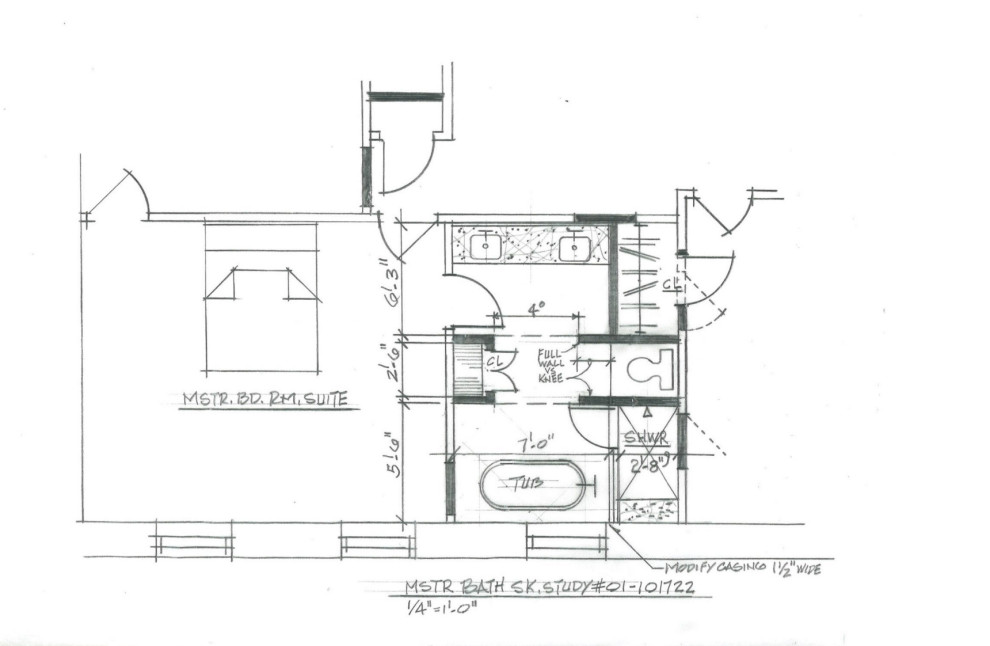 Is there any way to enclose the primary bath toilet?