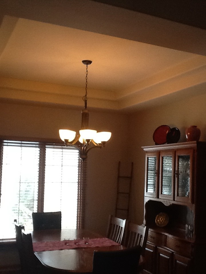 To paint (the ceiling), or not to paint...