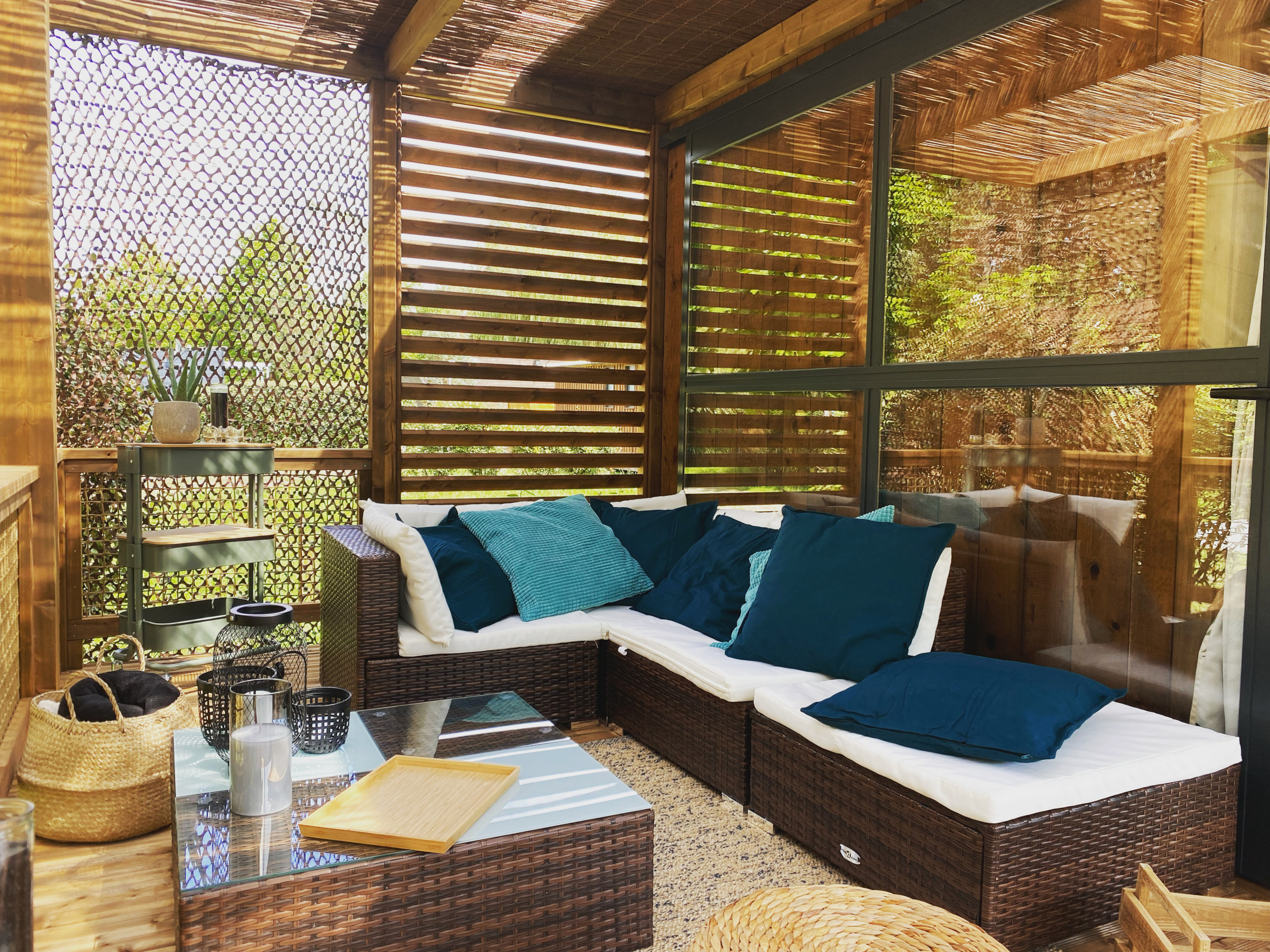 Aménagement extérieur & terrasse Chalet bois - Landes
