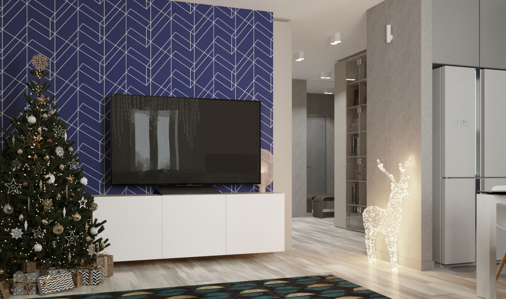 Проект 3-х комнатной квартиры в ЖК "Красный Бор"