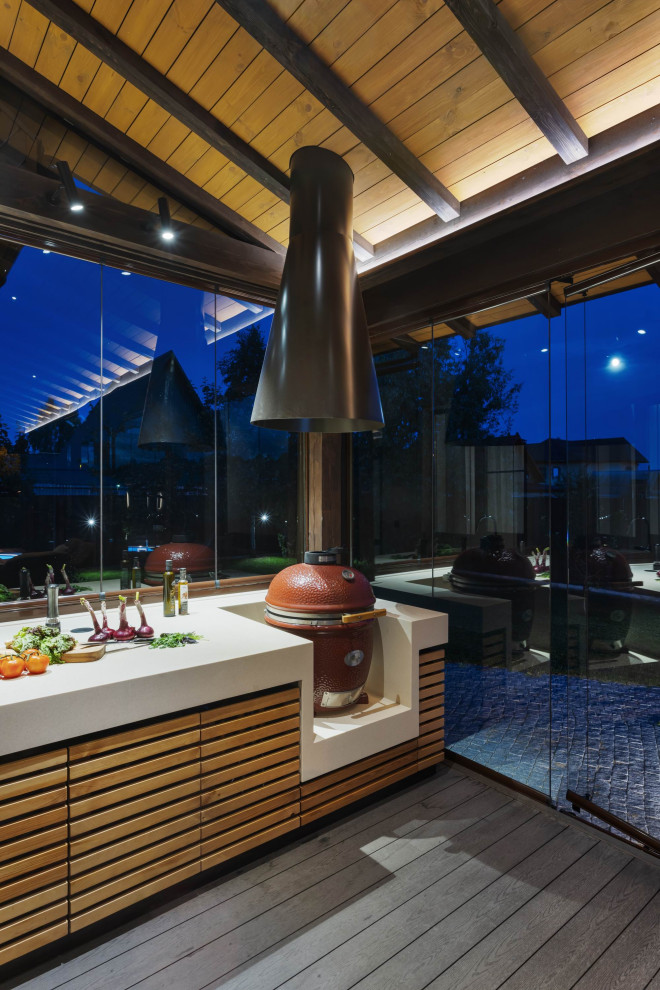 Остекленная терраса ЕЩЕ НЕМНОГО ЛЕТА