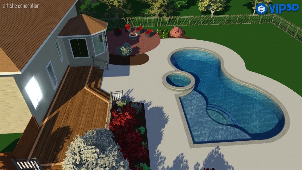 3-D Pool Designs