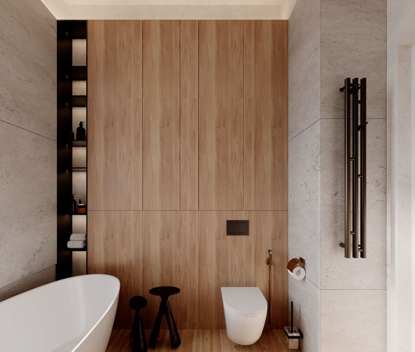 Интерьер квартиры в ЖК "Вест Гарден"