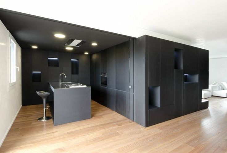 Superattico Black and White | 200 MQ