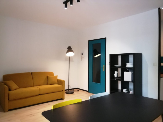 Am&eacute;nagement d'int&eacute;rieur - Studio - projet contemporary-vardagsrum