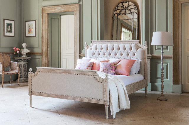 Vignette Upholstered French Bed Klassisch Schlafzimmer