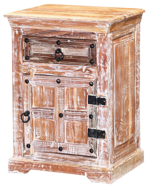 Winter Gothic Reclaimed Wood Nightstand End Table Cabinet Winter Gothic Reclaimed Wood Nightstand End Table Cabinet